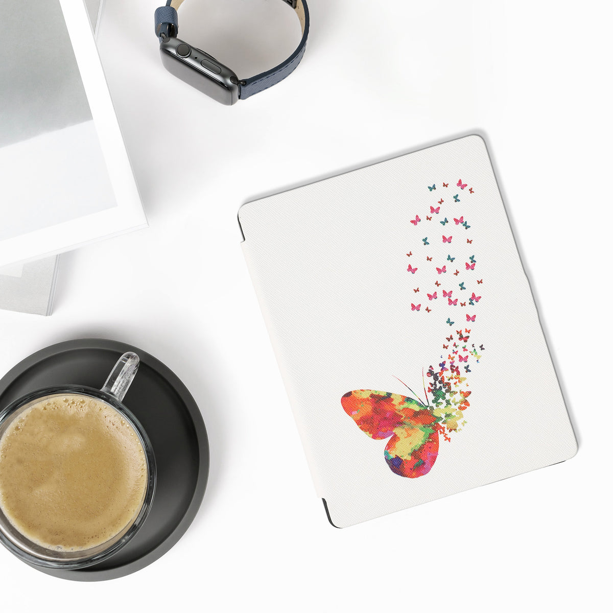 Kobo Aura H2O Edition 2 mit Auto-Sleep eReader Flip Case