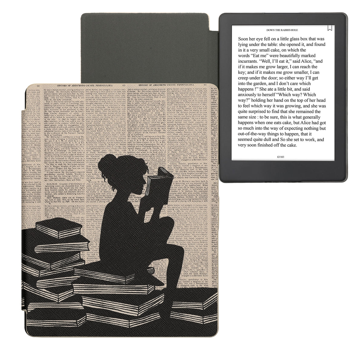 Kobo Aura H2O Edition 2 mit Auto-Sleep eReader Flip Case