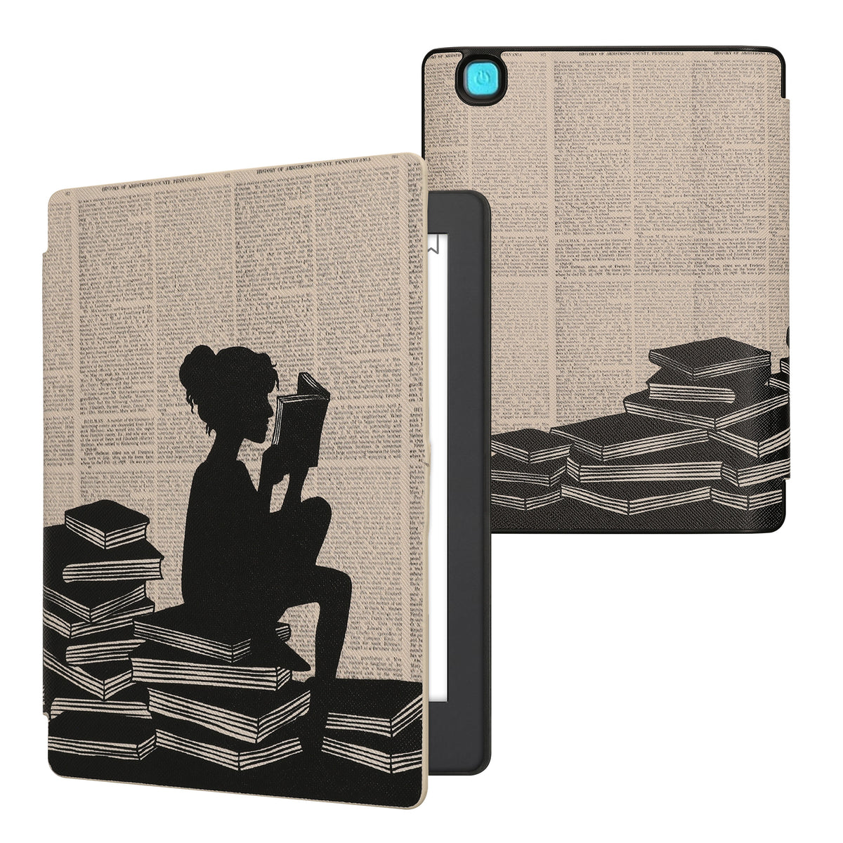Kobo Aura H2O Edition 2 mit Auto-Sleep eReader Flip Case