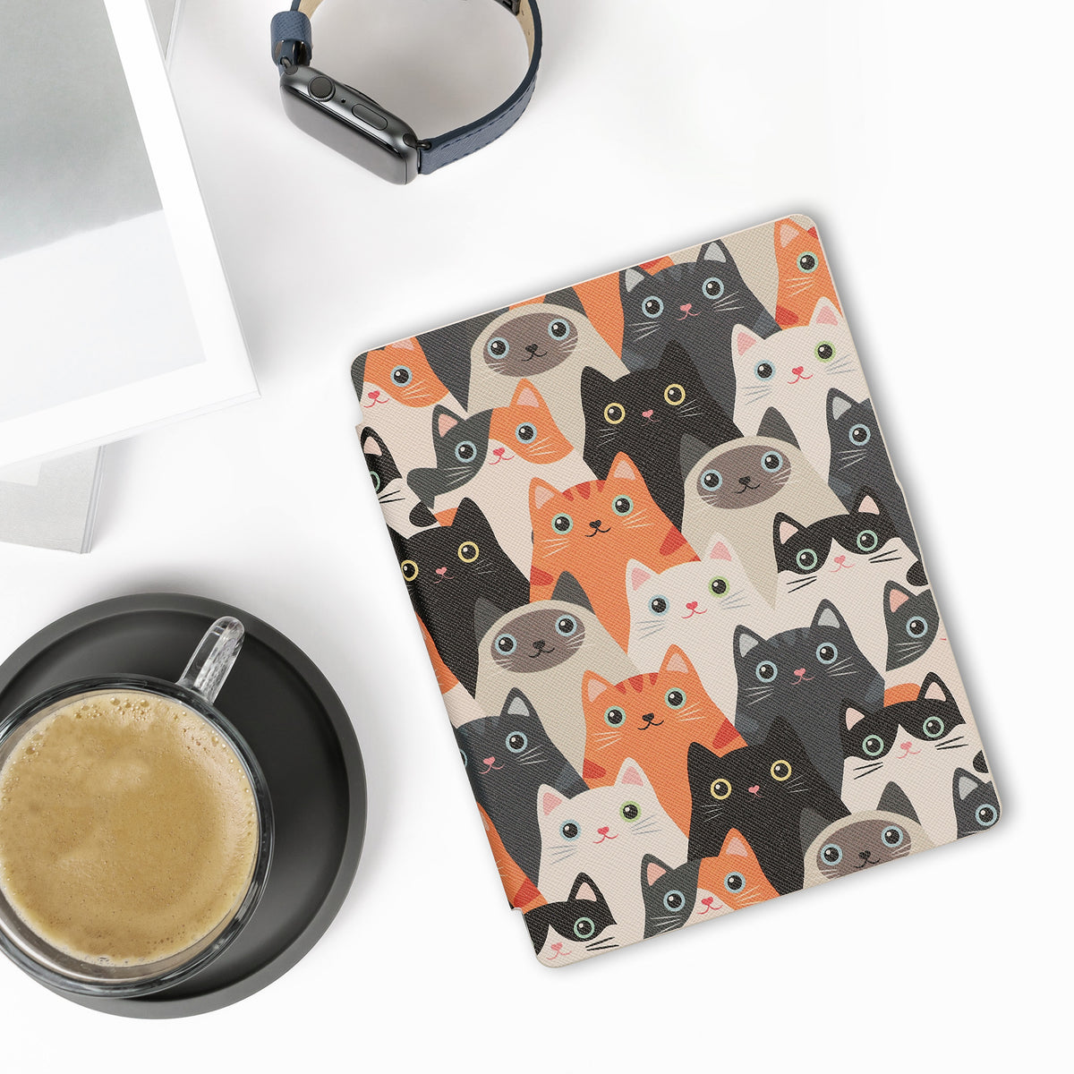 Kobo Aura H2O Edition 2 mit Auto-Sleep eReader Flip Case