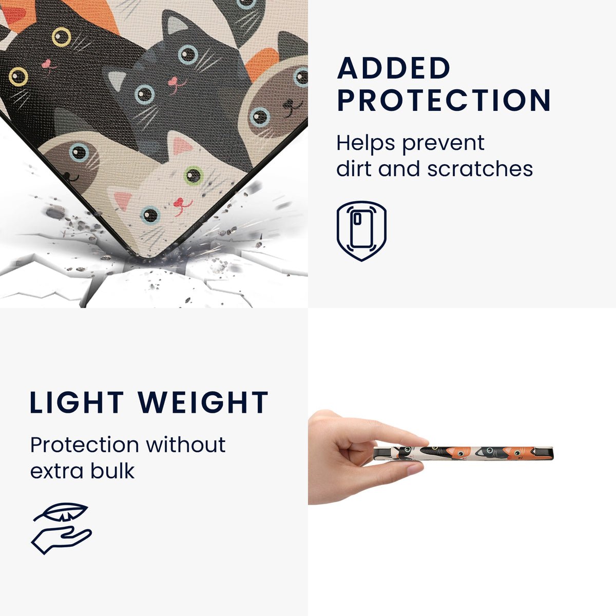 Kobo Aura H2O Edition 2 mit Auto-Sleep eReader Flip Case