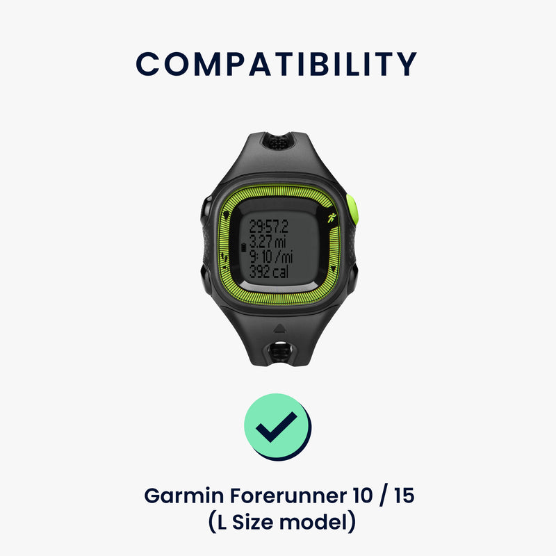 kwmobile Silikon Uhrenarmband für Garmin Forerunner 10 / 15 Armband - Ersatzarmband für Fitnesstracker - Wechselarmband