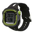 kwmobile Silikon Uhrenarmband für Garmin Forerunner 10 / 15 (L Size model) Armband - Ersatzarmband für Fitnesstracker - Wechselarmband Smartwatch - Schwarz Schwarz  