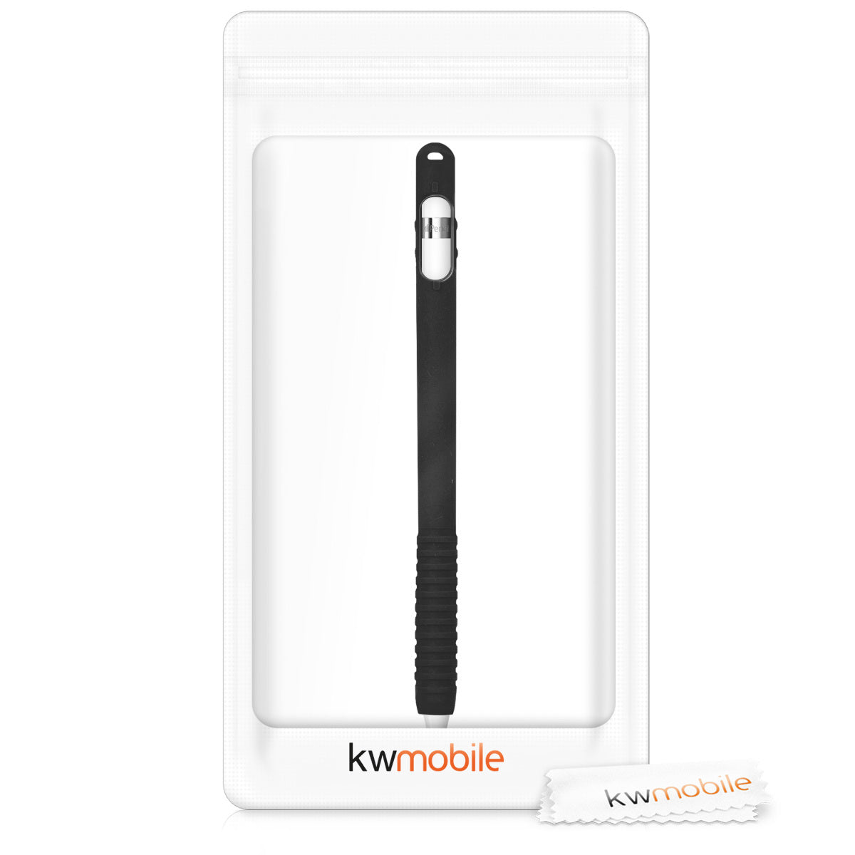 kwmobile Schutzhülle kompatibel mit Apple Pencil (1. Gen) - Hülle Stift - Schutz Abdeckung Ladeanschluss