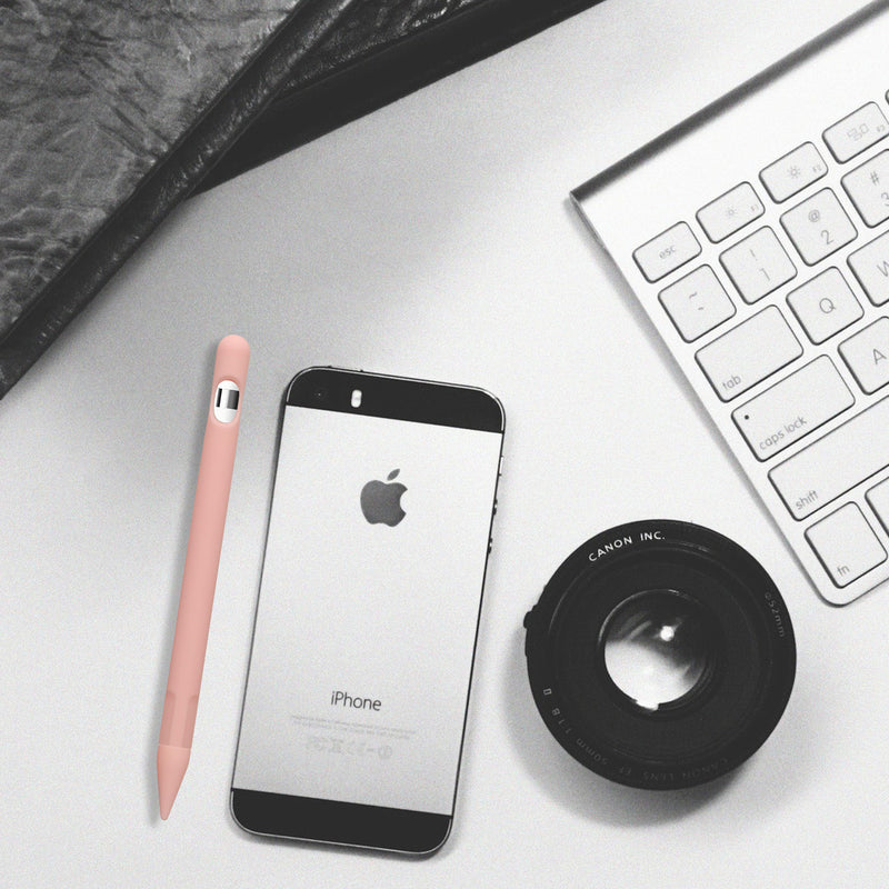 kwmobile Schutzhülle kompatibel mit Apple Pencil (1. Gen) - Hülle Stift - Schutz Abdeckung Ladeanschluss
