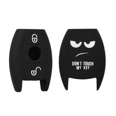 Mercedes Benz 2-Tasten Autoschlüssel Keyless Go Silikon Schlüsselhülle Don't Touch My Key