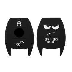 Mercedes Benz 2-Tasten Autoschlüssel Keyless Go Silikon Schlüsselhülle Don't Touch My Key