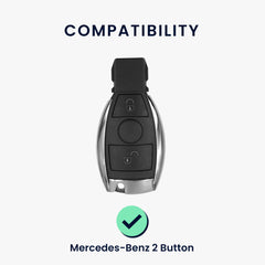 Mercedes Benz 2-Tasten Autoschlüssel Keyless Go Silikon Schlüsselhülle Don't Touch My Key