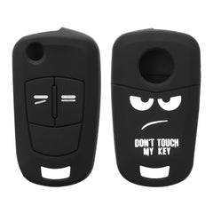 Opel Vauxhall 2-Tasten Klapp Autoschlüssel Silikon Schlüsselhülle Don't Touch My Key