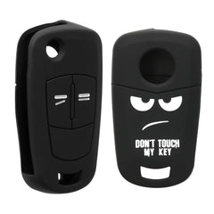 Opel Vauxhall 2-Tasten Klapp Autoschlüssel Silikon Schlüsselhülle Don't Touch My Key