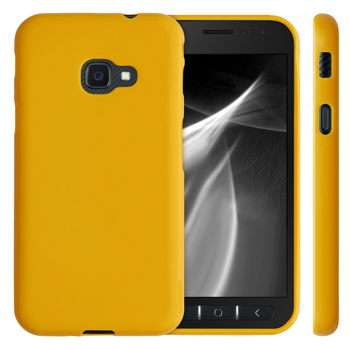 kwmobile Handyhülle für Samsung Galaxy Xcover 4 / 4S Hülle - Schutzhülle Cover - Kabelloses Laden