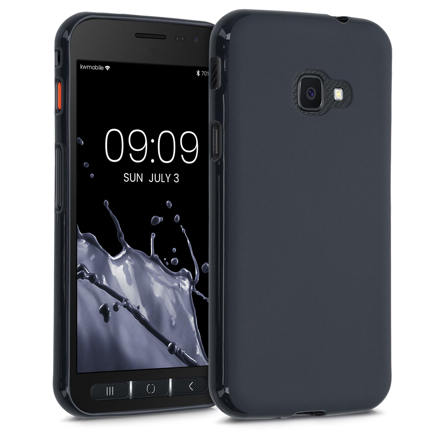 kwmobile Handyhülle für Samsung Galaxy Xcover 4 / 4S Hülle - Schutzhülle Cover - Kabelloses Laden