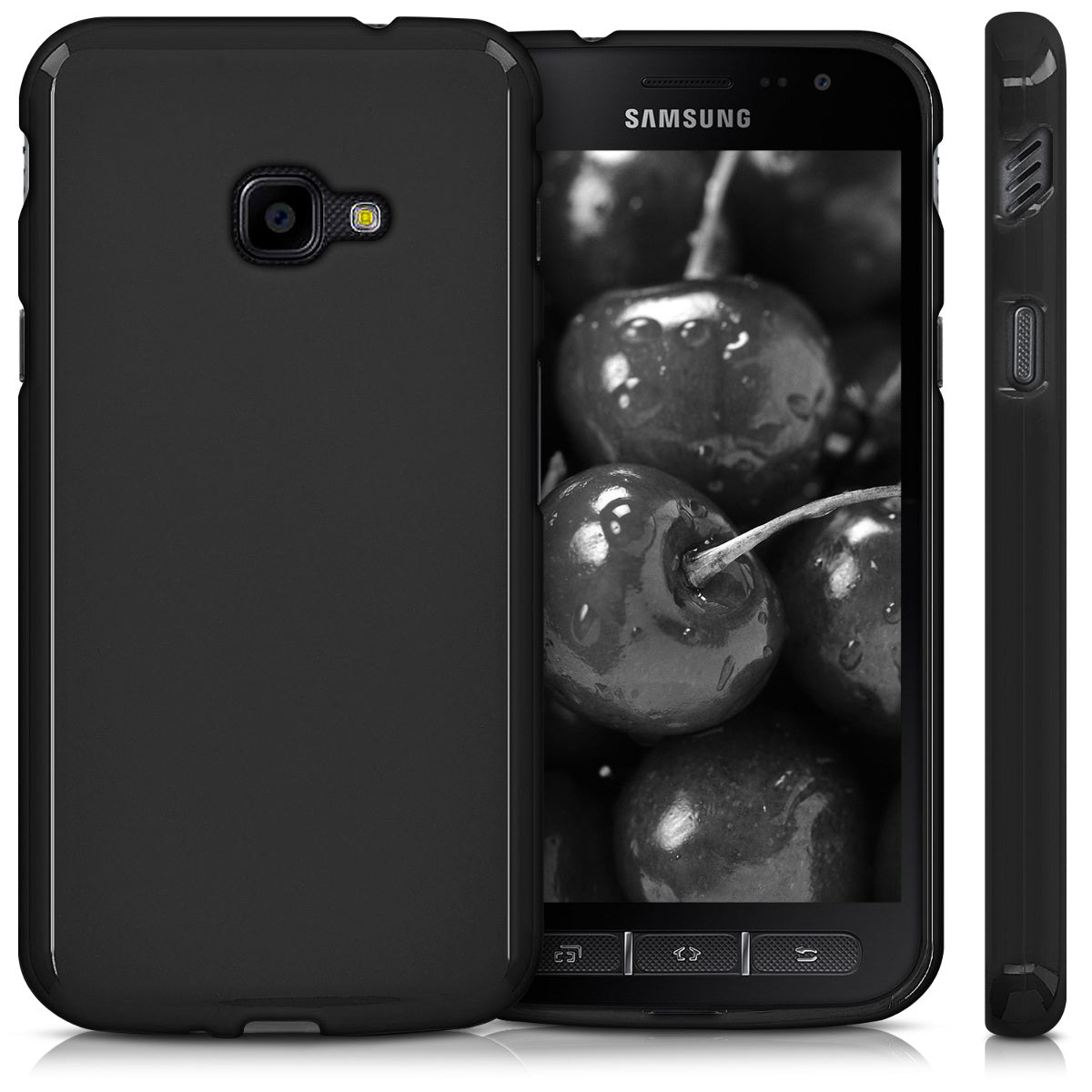 kwmobile Handyhülle für Samsung Galaxy Xcover 4 / 4S Hülle - Schutzhülle Cover - Kabelloses Laden