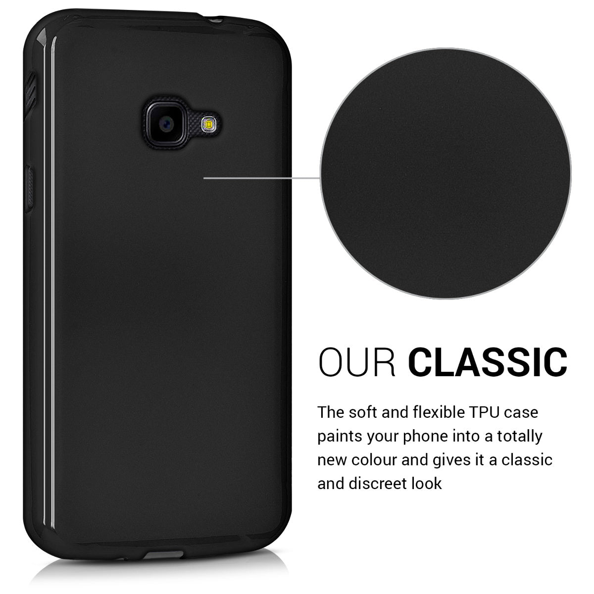 kwmobile Handyhülle für Samsung Galaxy Xcover 4 / 4S Hülle - Schutzhülle Cover - Kabelloses Laden
