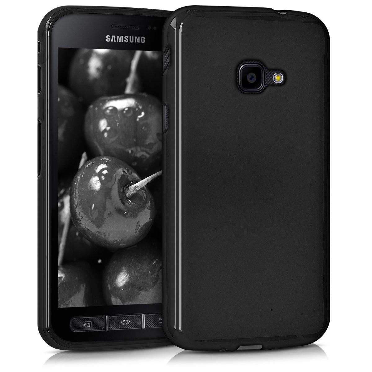 kwmobile Handyhülle für Samsung Galaxy Xcover 4 / 4S Hülle - Schutzhülle Cover - Kabelloses Laden