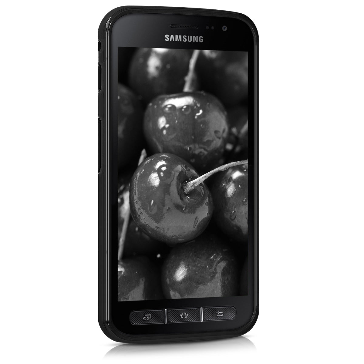 kwmobile Handyhülle für Samsung Galaxy Xcover 4 / 4S Hülle - Schutzhülle Cover - Kabelloses Laden