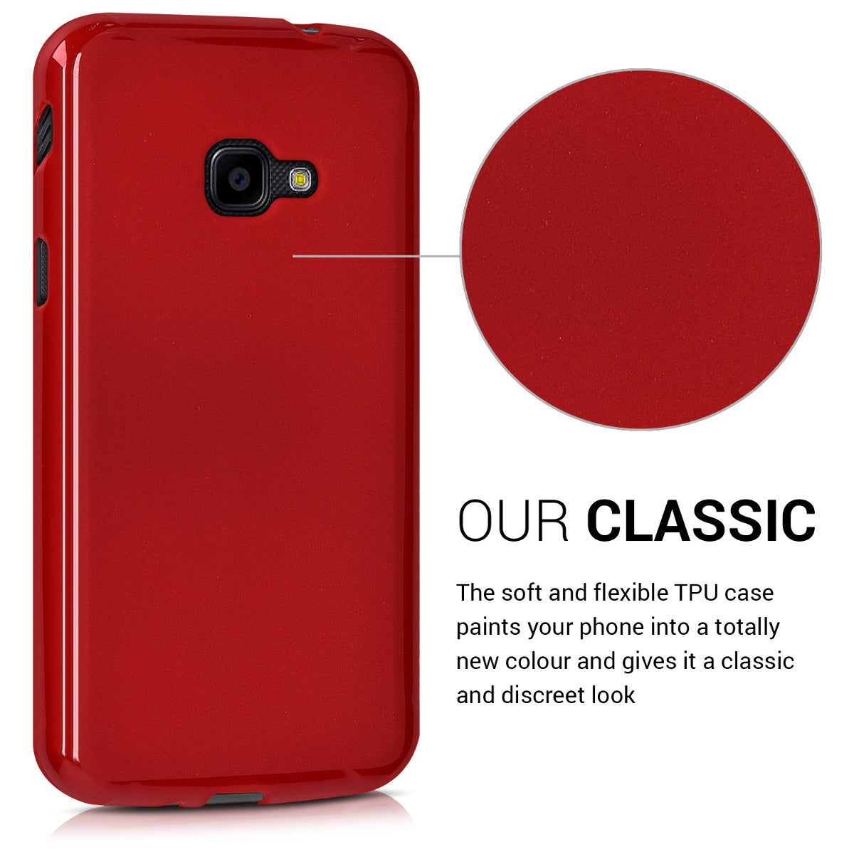 kwmobile Handyhülle für Samsung Galaxy Xcover 4 / 4S Hülle - Schutzhülle Cover - Kabelloses Laden