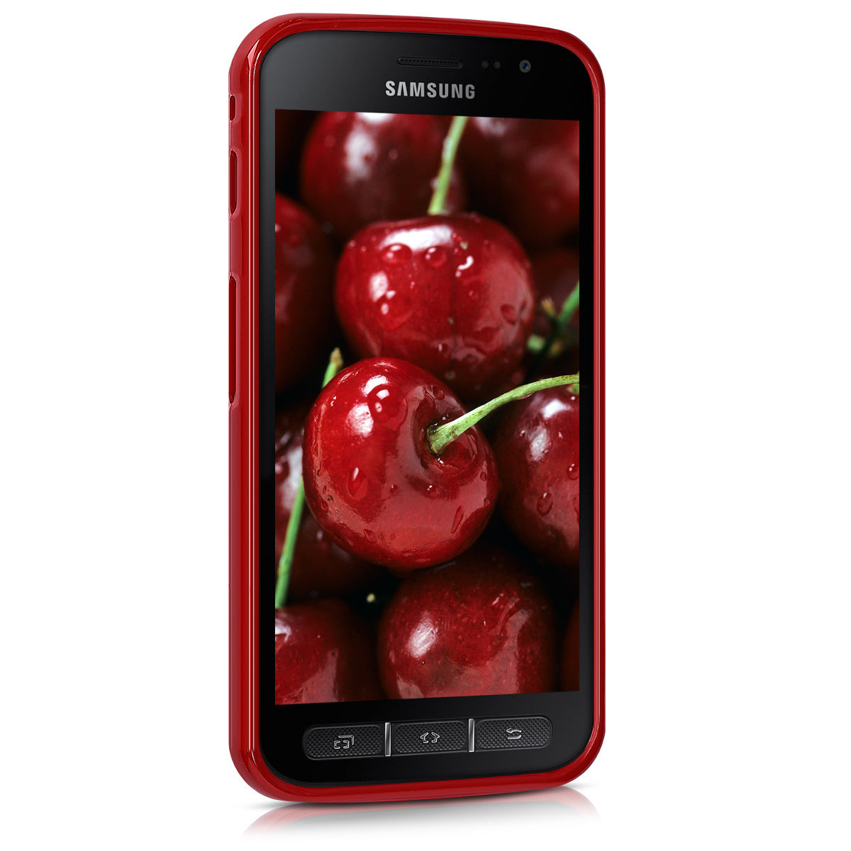 kwmobile Handyhülle für Samsung Galaxy Xcover 4 / 4S Hülle - Schutzhülle Cover - Kabelloses Laden
