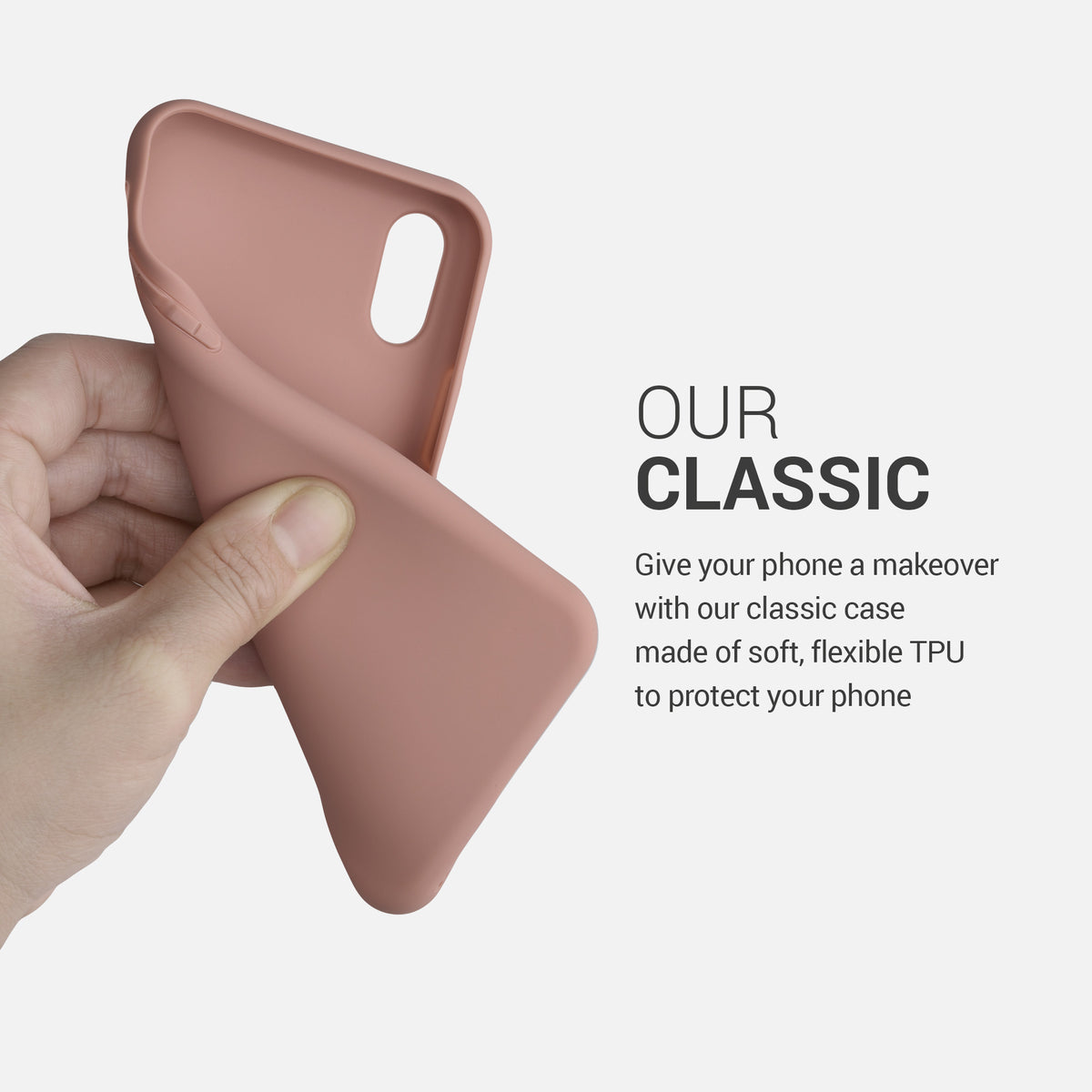 kwmobile Handyhülle für Apple iPhone X Hülle - Schutzhülle Cover - Kabelloses Laden