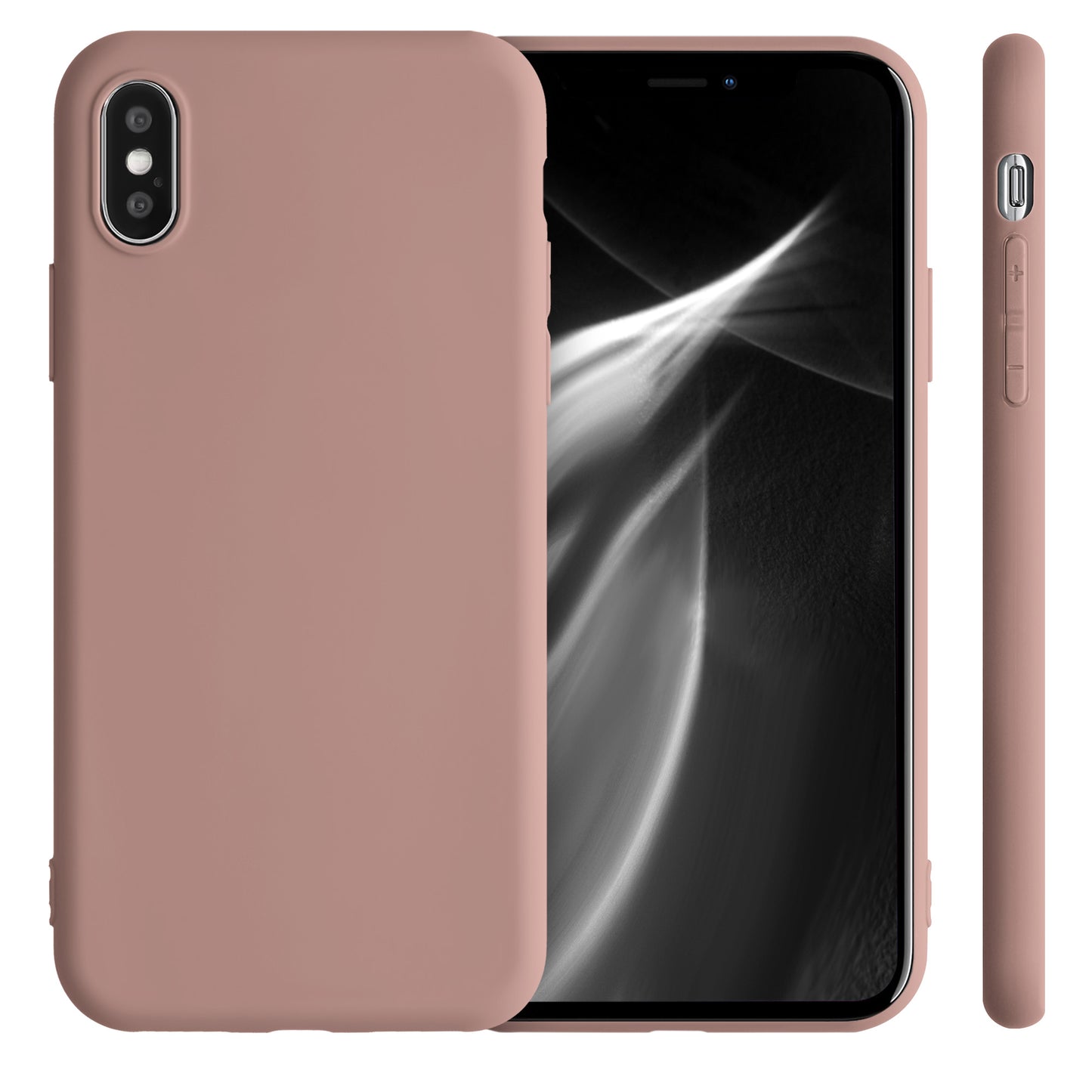 kwmobile Handyhülle für Apple iPhone X Hülle - Schutzhülle Cover - Kabelloses Laden