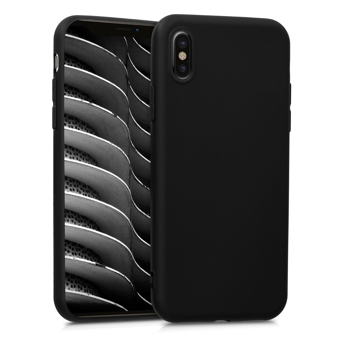 kwmobile Handyhülle für Apple iPhone X Hülle - Schutzhülle Cover - Kabelloses Laden