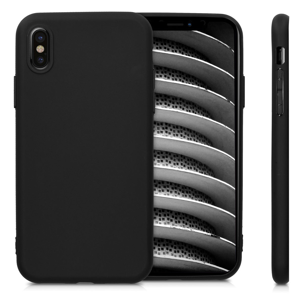 kwmobile Handyhülle für Apple iPhone X Hülle - Schutzhülle Cover - Kabelloses Laden