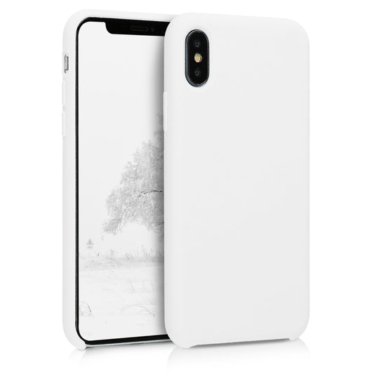 kwmobile Handyhülle für Apple iPhone X - Case Silikon - Kabelloses Laden - Schutzhülle Cover