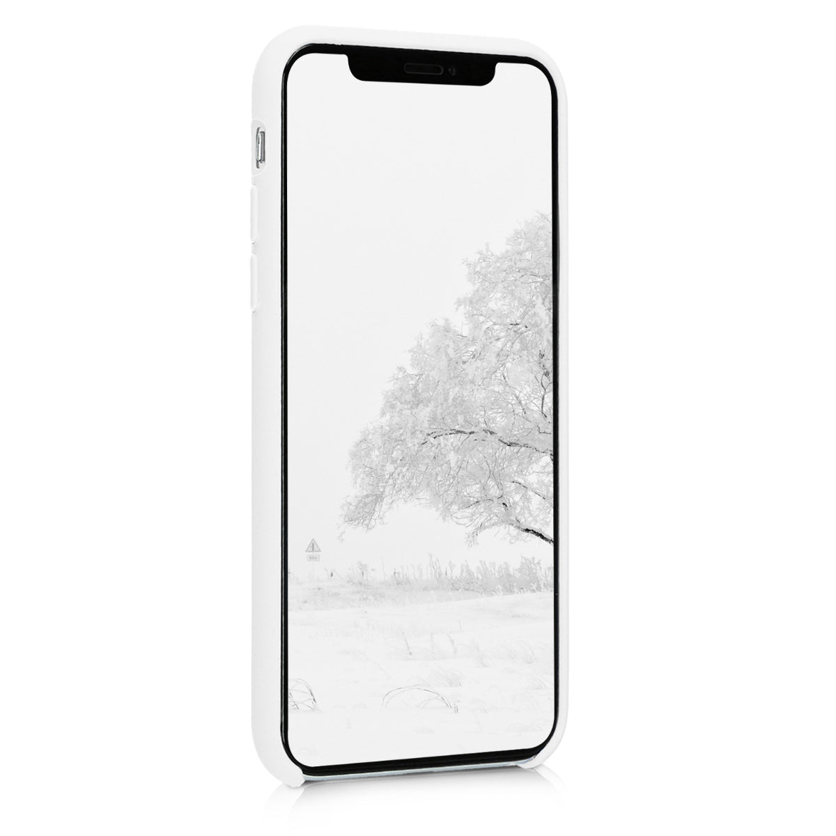 kwmobile Handyhülle für Apple iPhone X - Case Silikon - Kabelloses Laden - Schutzhülle Cover