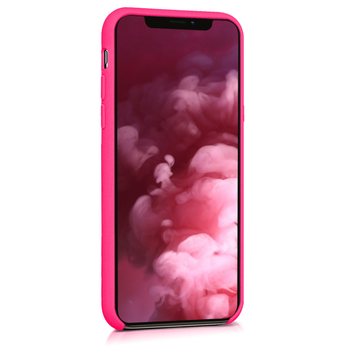 kwmobile Handyhülle für Apple iPhone X - Case Silikon - Kabelloses Laden - Schutzhülle Cover
