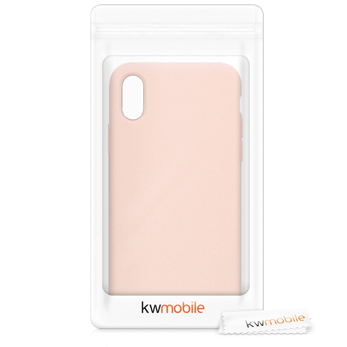 kwmobile Handyhülle für Apple iPhone X - Case Silikon - Kabelloses Laden - Schutzhülle Cover