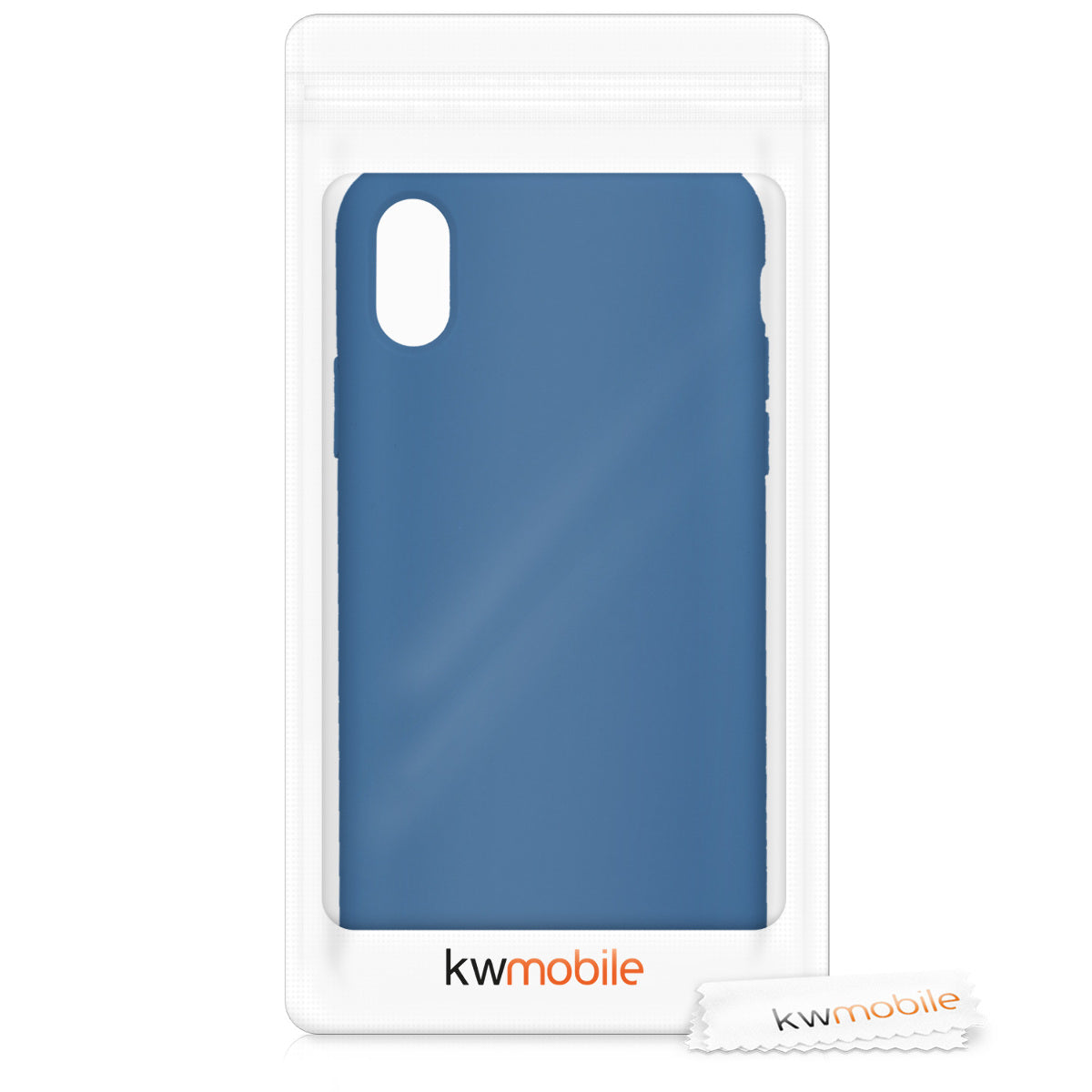 kwmobile Handyhülle für Apple iPhone X - Case Silikon - Kabelloses Laden - Schutzhülle Cover