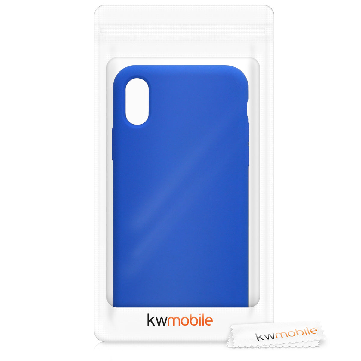 kwmobile Handyhülle für Apple iPhone X - Case Silikon - Kabelloses Laden - Schutzhülle Cover