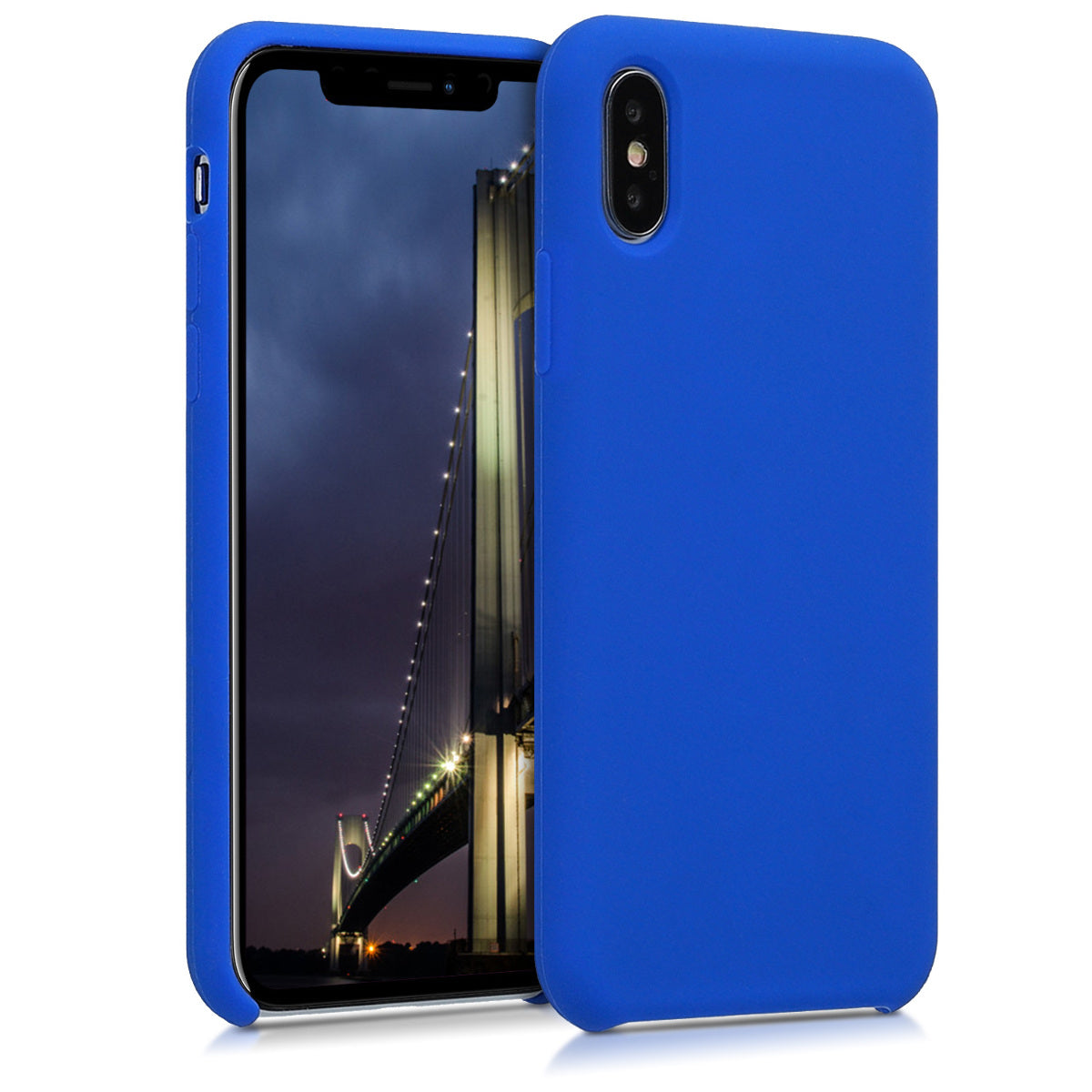 kwmobile Handyhülle für Apple iPhone X - Case Silikon - Kabelloses Laden - Schutzhülle Cover