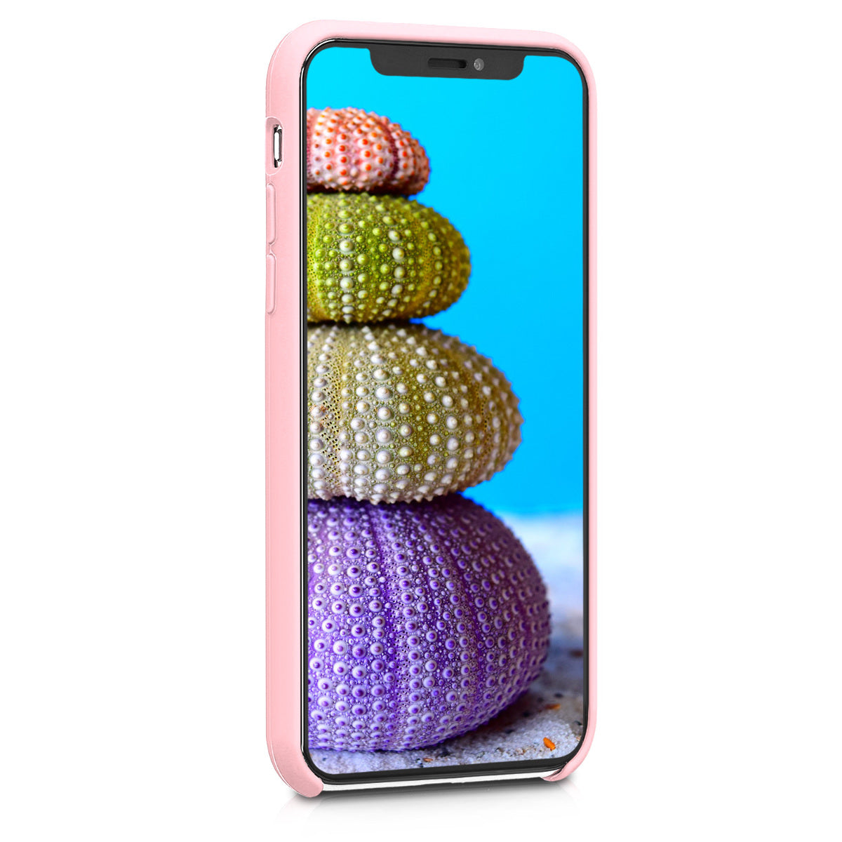 kwmobile Handyhülle für Apple iPhone X - Case Silikon - Kabelloses Laden - Schutzhülle Cover