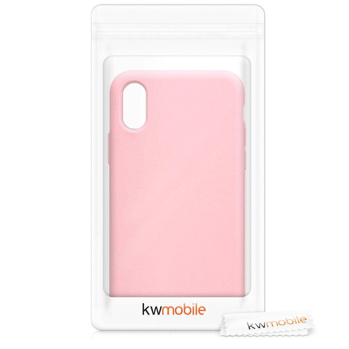 kwmobile Handyhülle für Apple iPhone X - Case Silikon - Kabelloses Laden - Schutzhülle Cover
