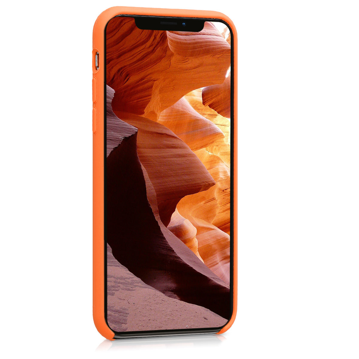 kwmobile Handyhülle für Apple iPhone X - Case Silikon - Kabelloses Laden - Schutzhülle Cover