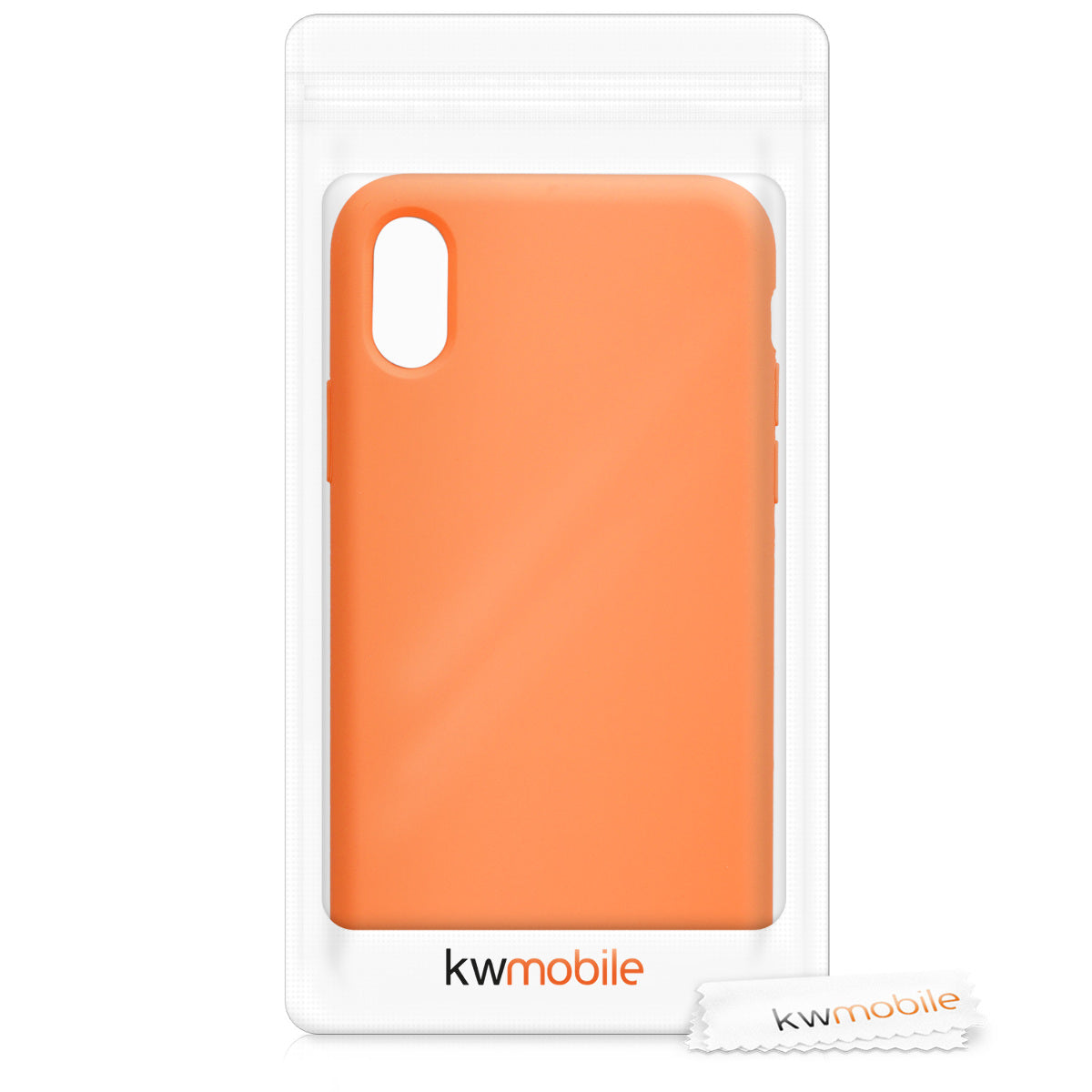 kwmobile Handyhülle für Apple iPhone X - Case Silikon - Kabelloses Laden - Schutzhülle Cover