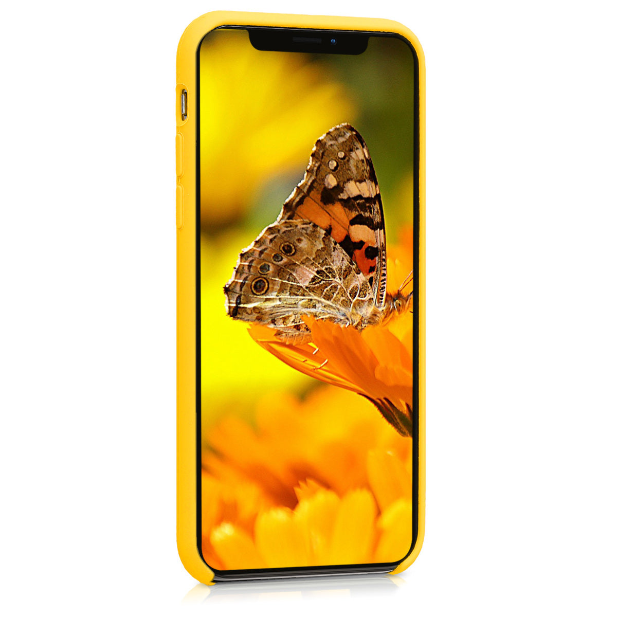 kwmobile Handyhülle für Apple iPhone X - Case Silikon - Kabelloses Laden - Schutzhülle Cover