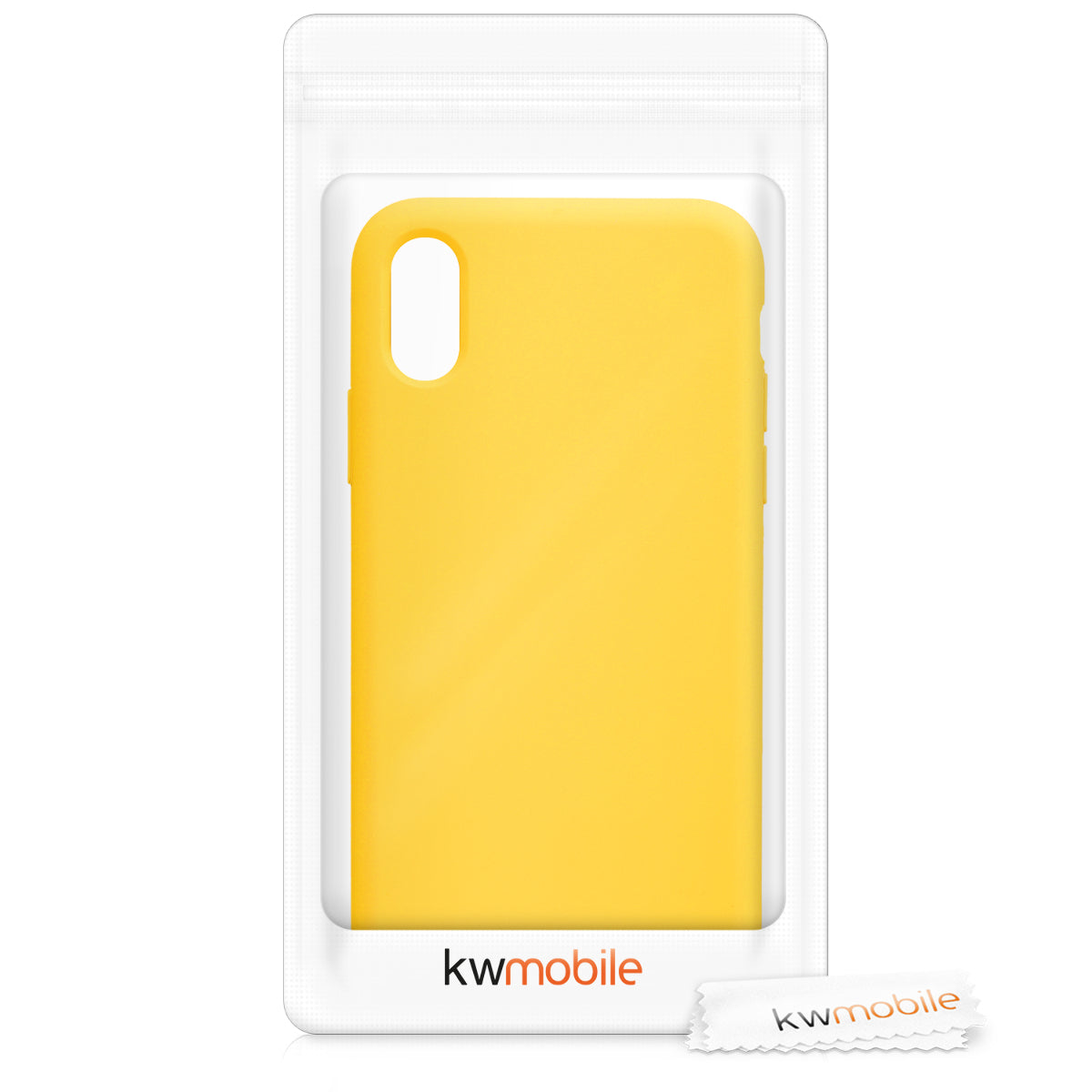 kwmobile Handyhülle für Apple iPhone X - Case Silikon - Kabelloses Laden - Schutzhülle Cover