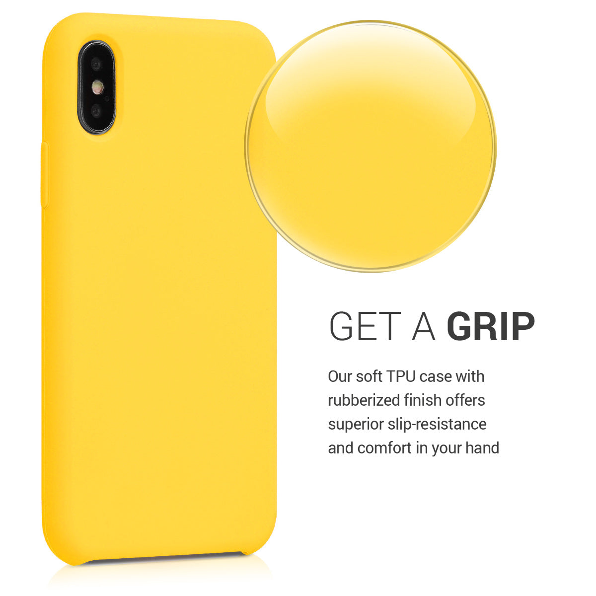 kwmobile Handyhülle für Apple iPhone X - Case Silikon - Kabelloses Laden - Schutzhülle Cover