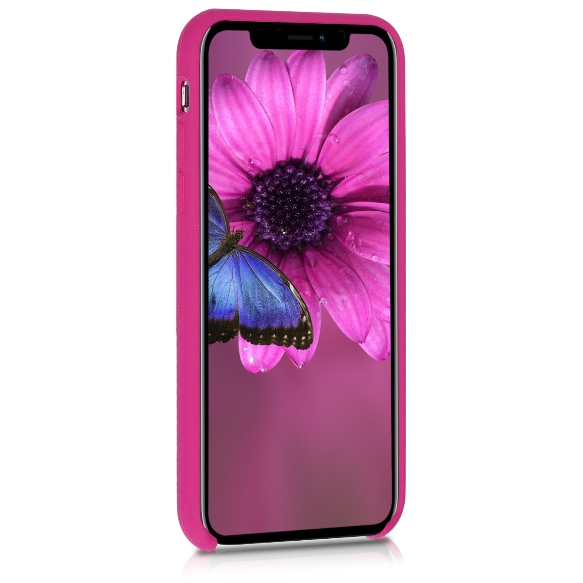 kwmobile Handyhülle für Apple iPhone X - Case Silikon - Kabelloses Laden - Schutzhülle Cover