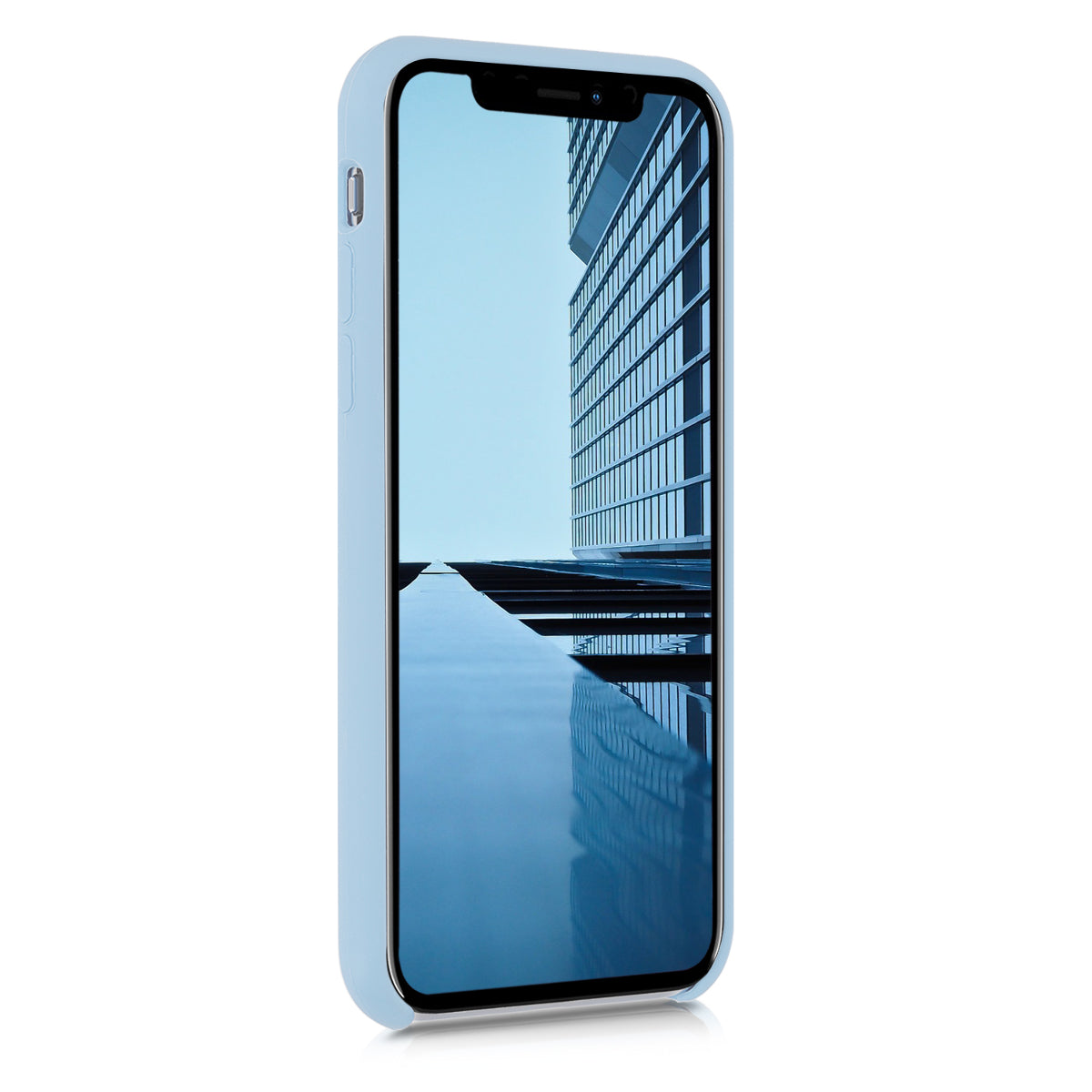 kwmobile Handyhülle für Apple iPhone X - Case Silikon - Kabelloses Laden - Schutzhülle Cover