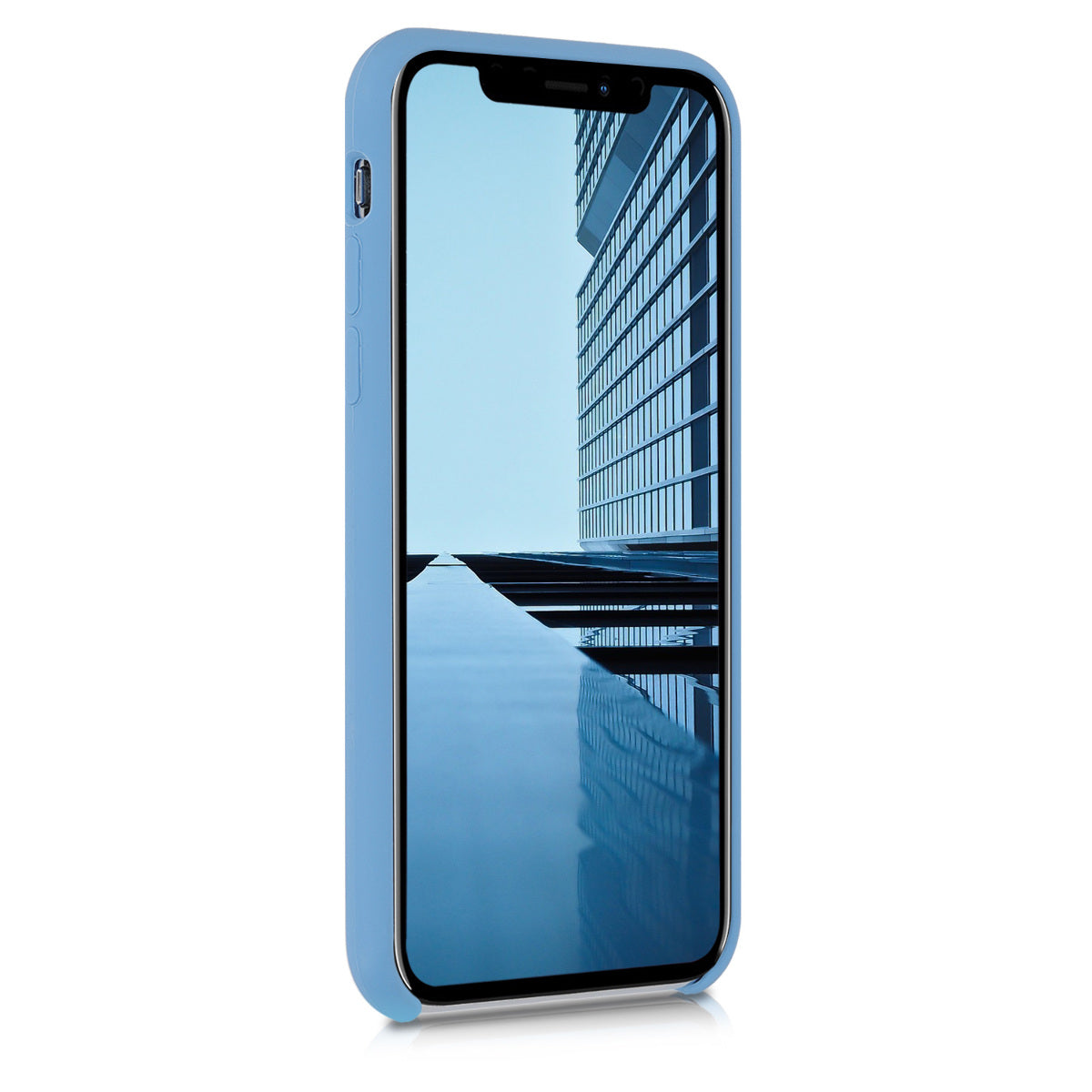 kwmobile Handyhülle für Apple iPhone X - Case Silikon - Kabelloses Laden - Schutzhülle Cover