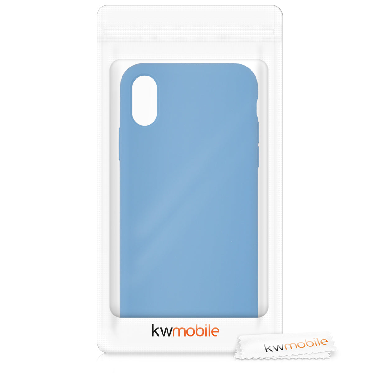 kwmobile Handyhülle für Apple iPhone X - Case Silikon - Kabelloses Laden - Schutzhülle Cover