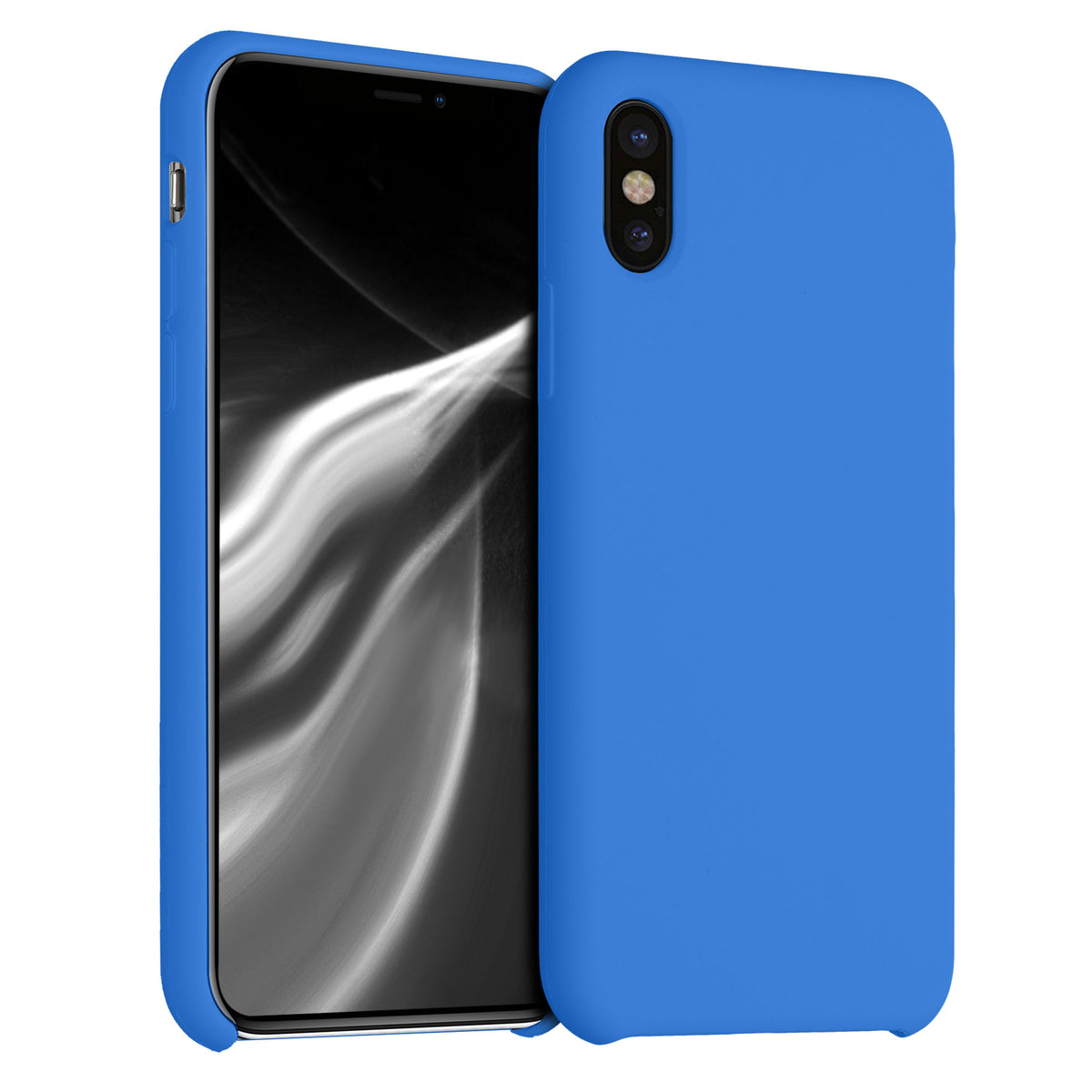 kwmobile Handyhülle für Apple iPhone X - Case Silikon - Kabelloses Laden - Schutzhülle Cover