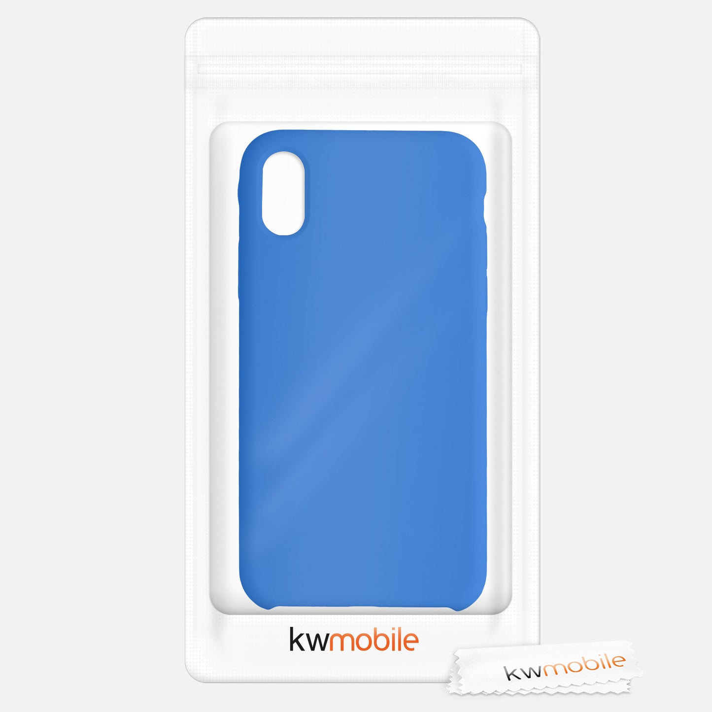 kwmobile Handyhülle für Apple iPhone X - Case Silikon - Kabelloses Laden - Schutzhülle Cover