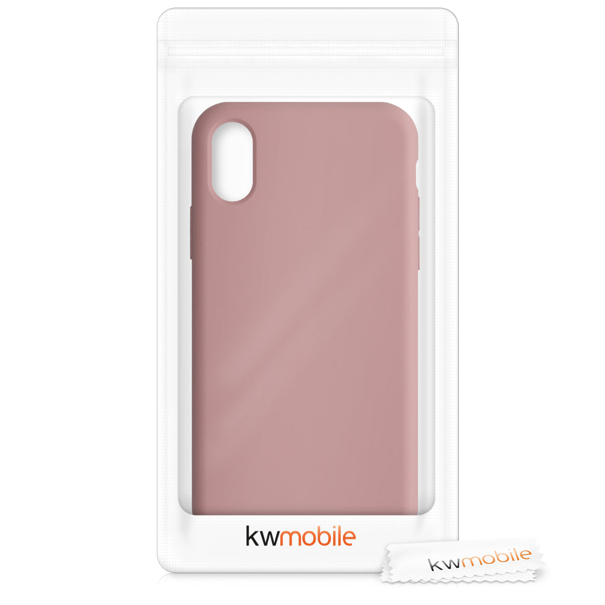 kwmobile Handyhülle für Apple iPhone X - Case Silikon - Kabelloses Laden - Schutzhülle Cover