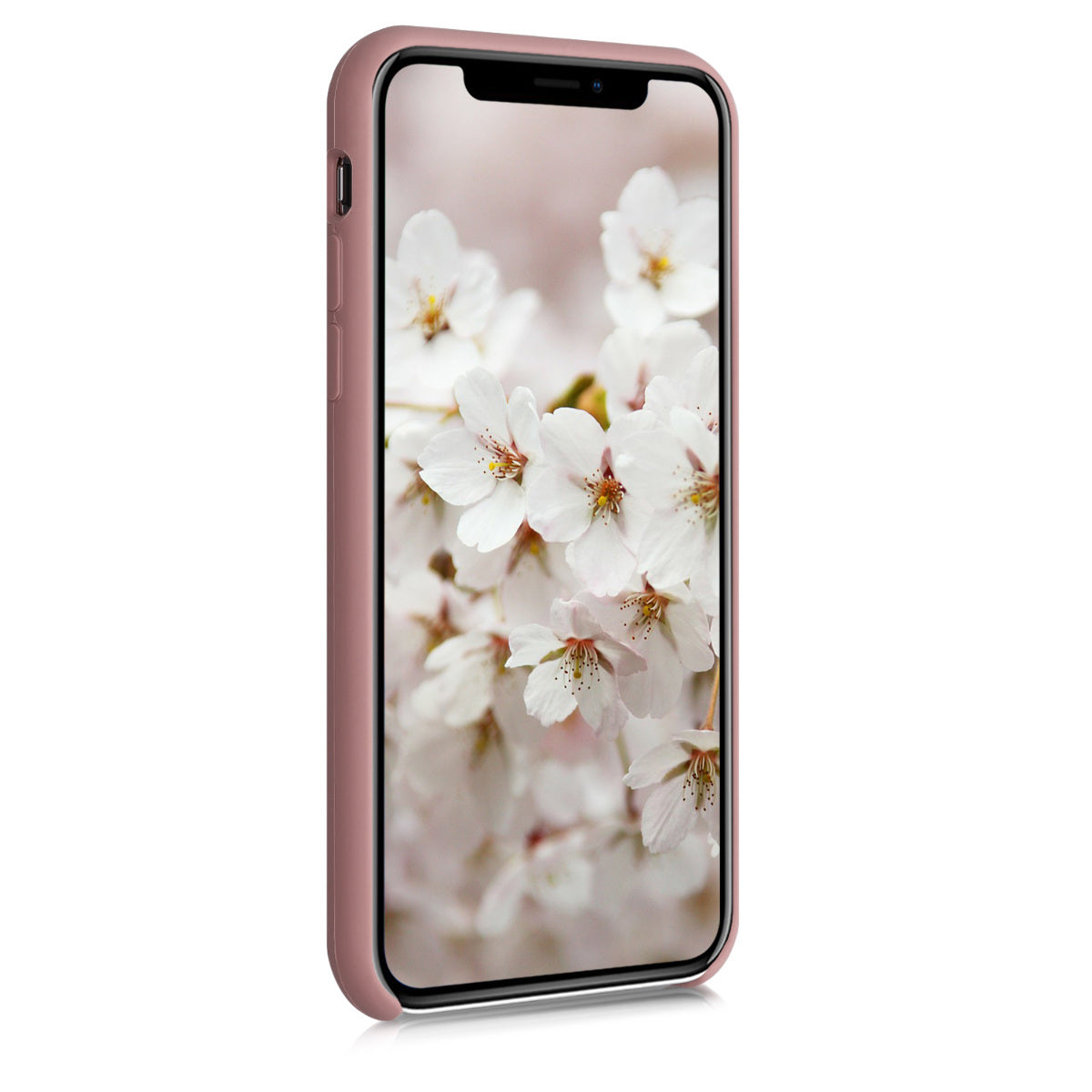 kwmobile Handyhülle für Apple iPhone X - Case Silikon - Kabelloses Laden - Schutzhülle Cover