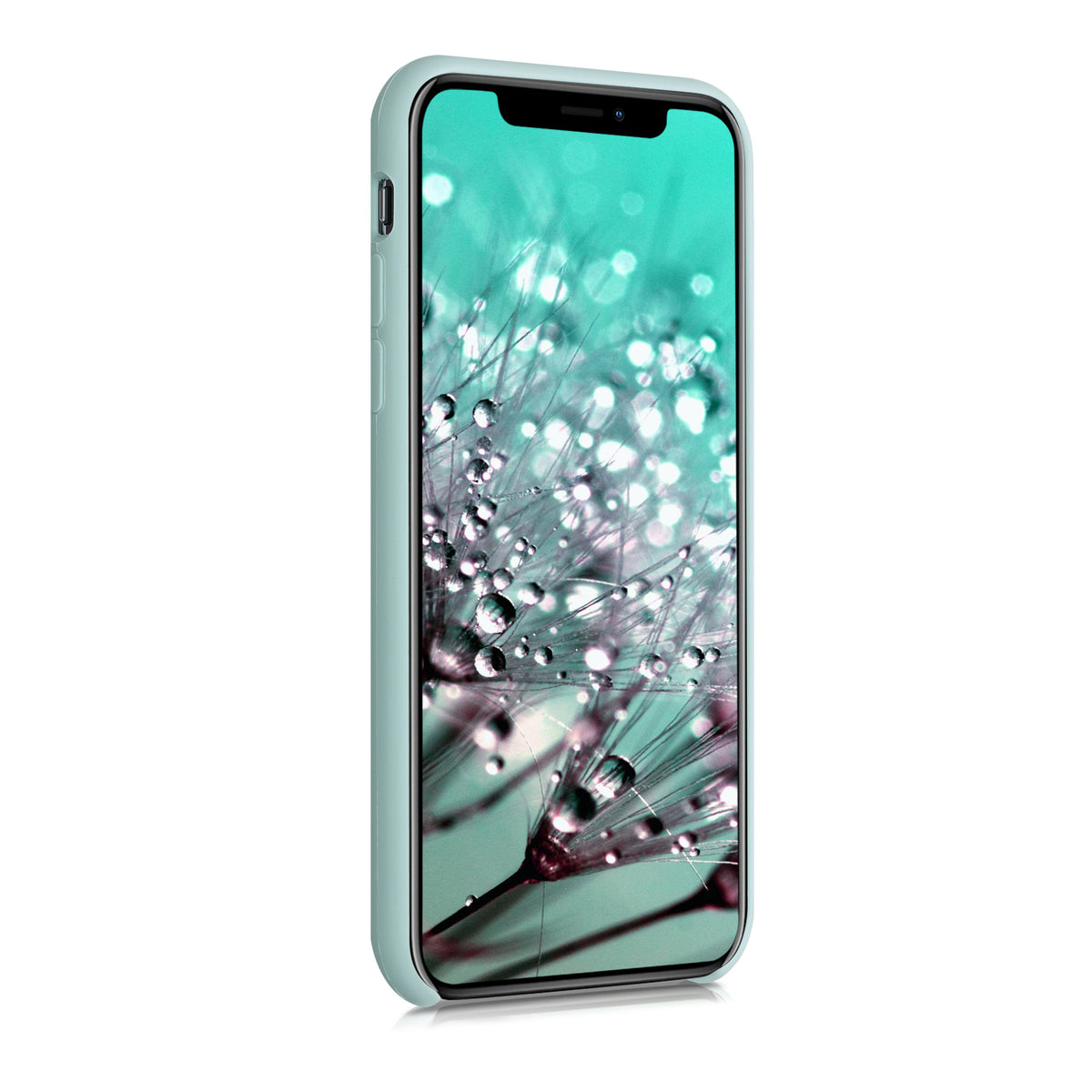 kwmobile Handyhülle für Apple iPhone X - Case Silikon - Kabelloses Laden - Schutzhülle Cover