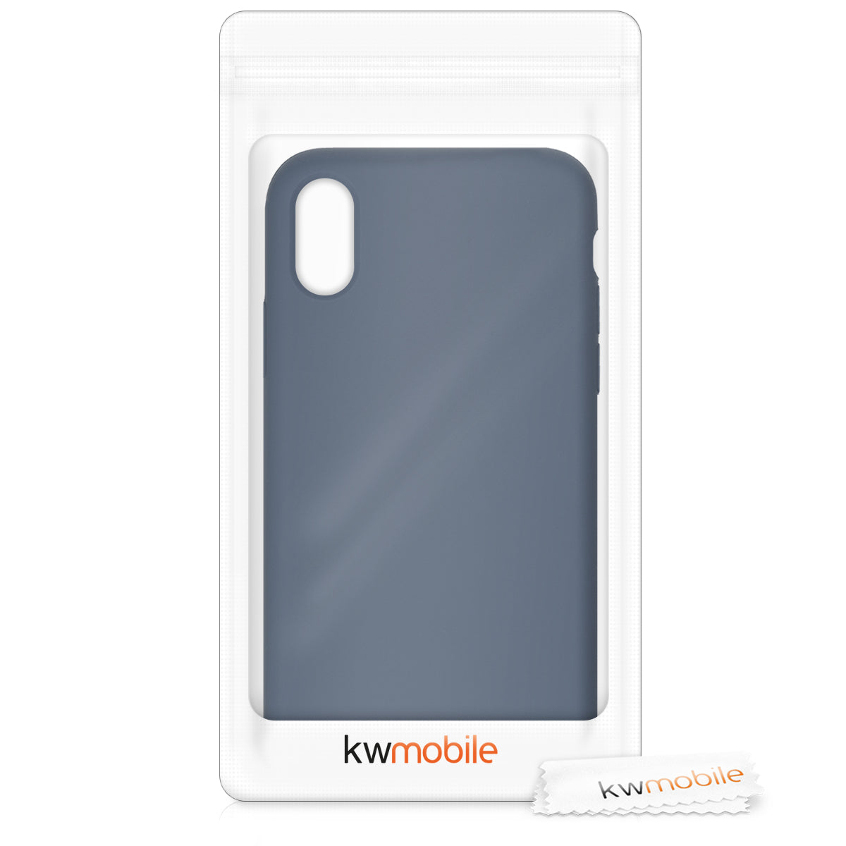 kwmobile Handyhülle für Apple iPhone X - Case Silikon - Kabelloses Laden - Schutzhülle Cover